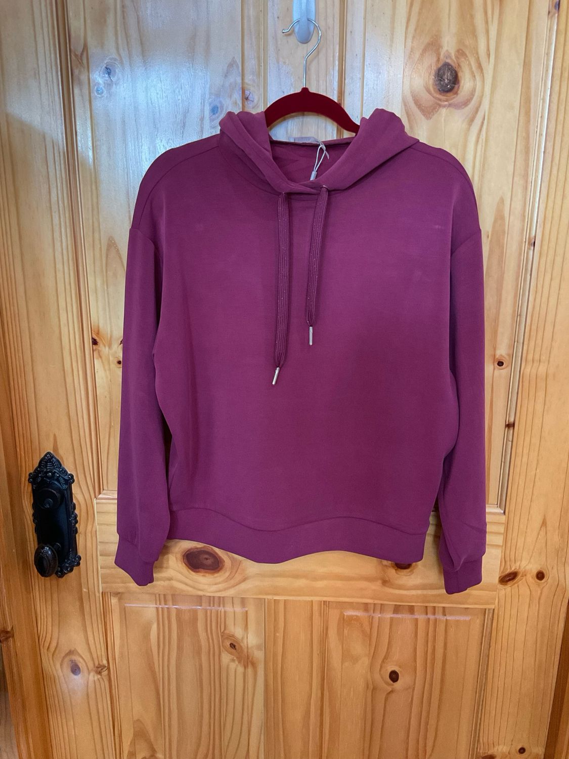 Esqualo F2405509 Modal Hoodie- Wine Red