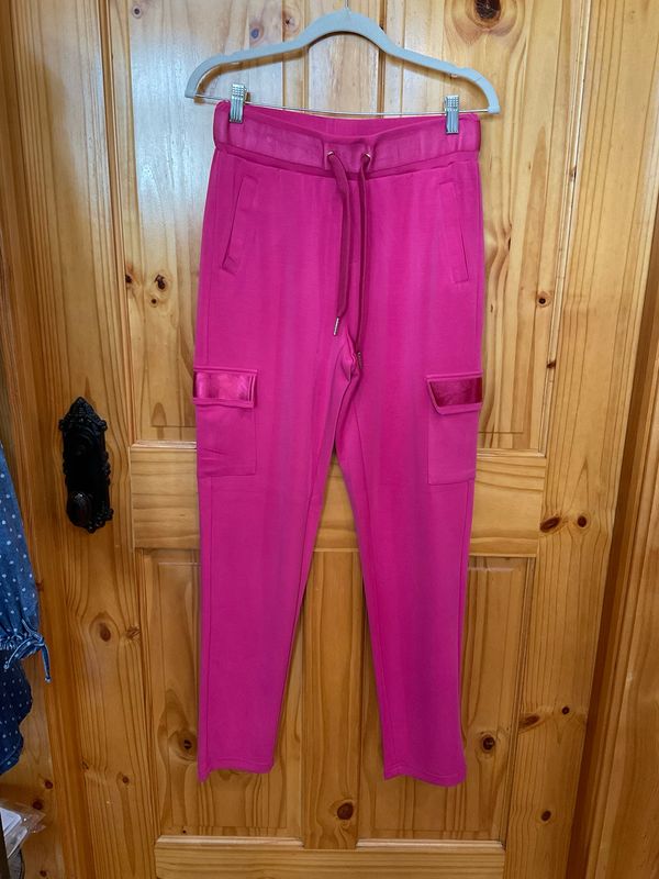 Esqualo F2405505 Modal Cargo Trouser-Neon Pink