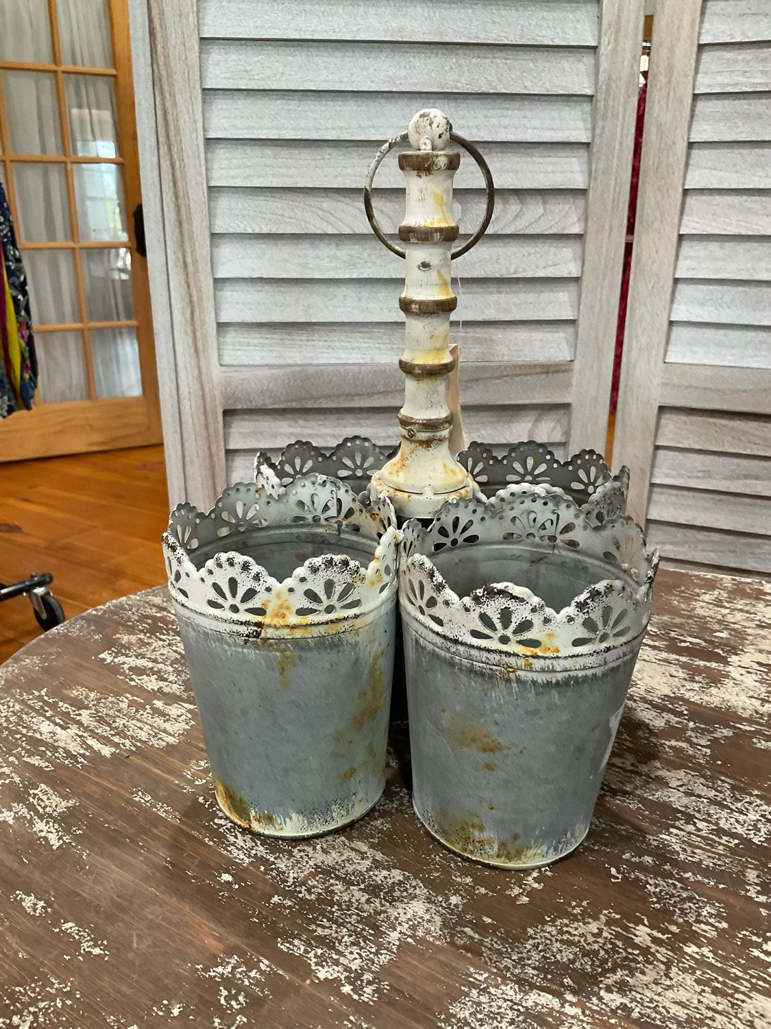 Peacock Park BF1640 Filigree Utensil Tote 