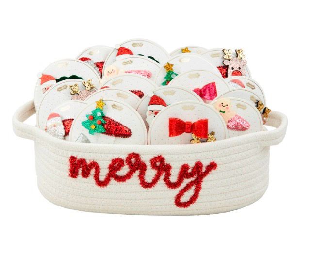 Mudpie 10160176 Christmas Hair Clips