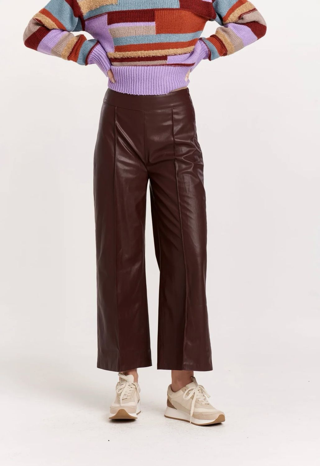 Another Love VCBM8103P1CPT Sparkle Ple.Maroon Pant