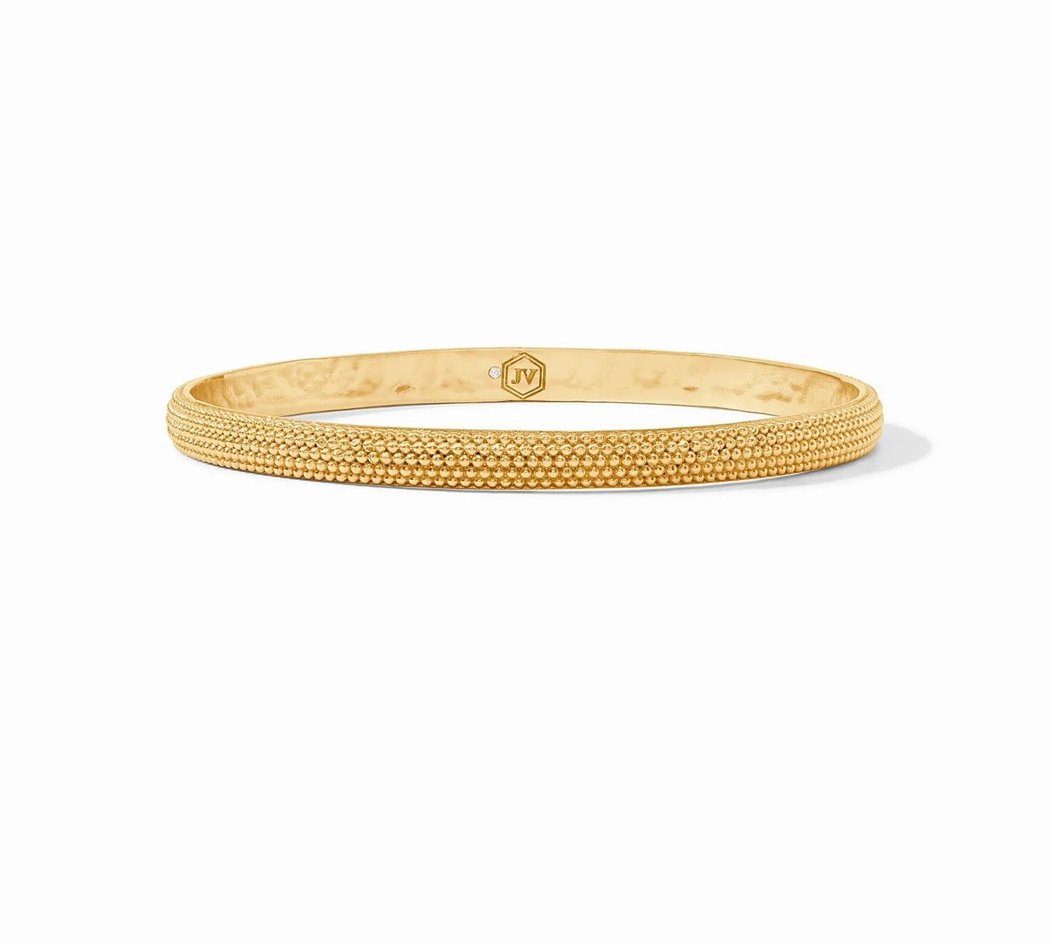 Julie Vos BG304G Beaded Eternity Bangle-Cabochon