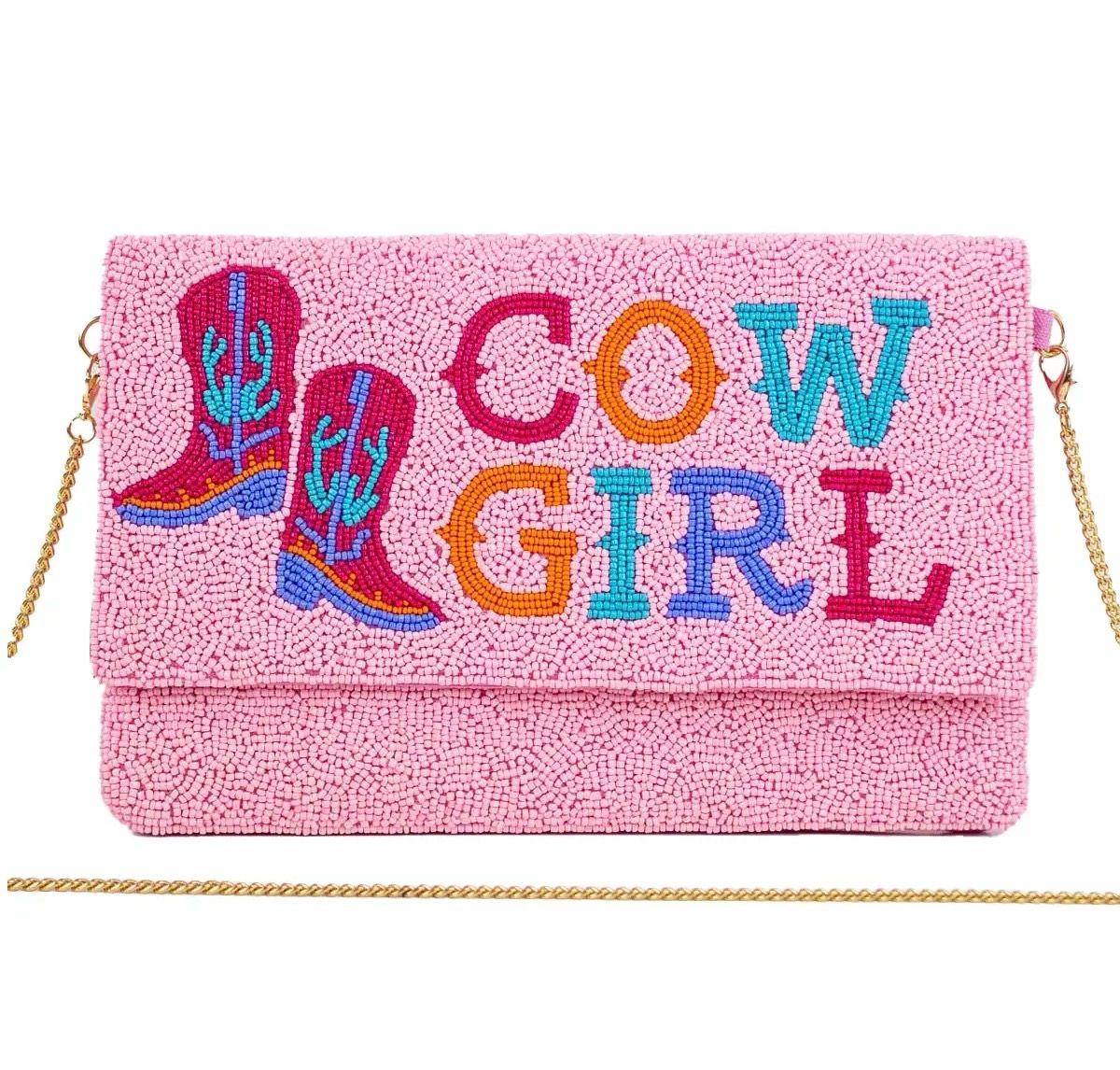 The Royal Standard 141124013 Cowgirl Beaded Clutch