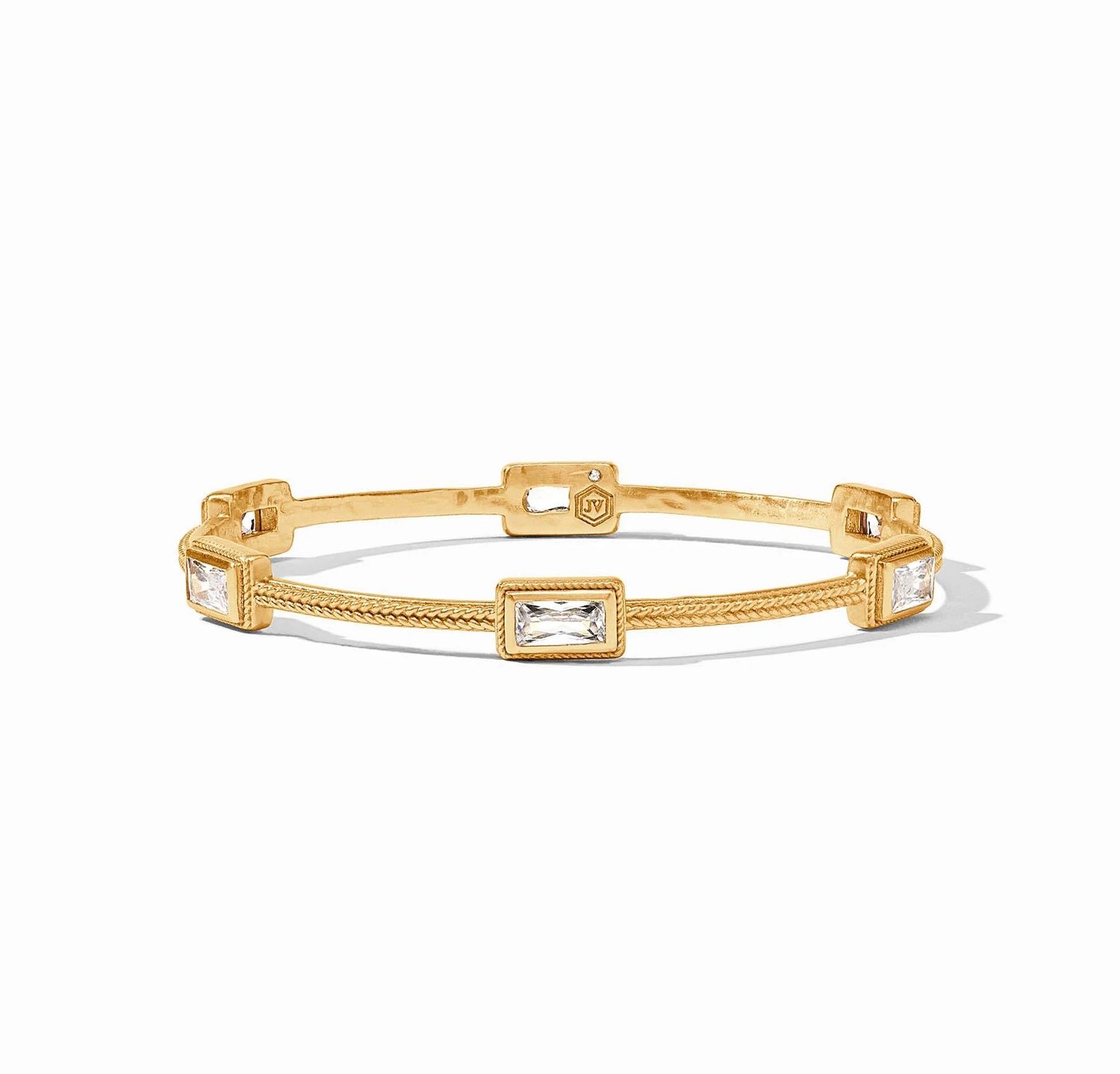 Julie Vos BG309GCZ-M Baguette Bangle -Cubic Zirconia