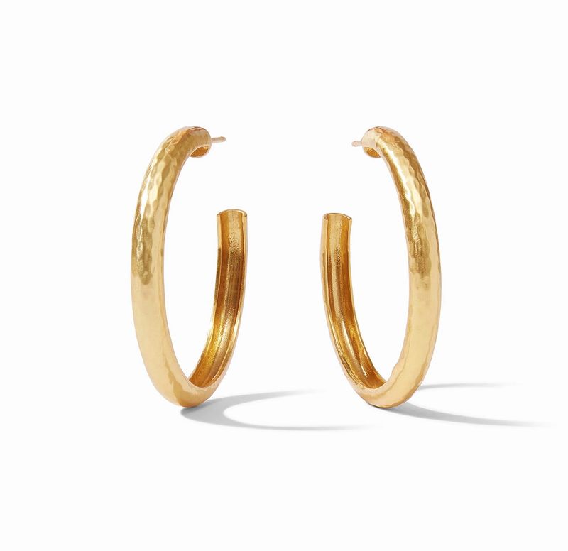 Julie Vos HP086G-L Havana Hoop Gold L