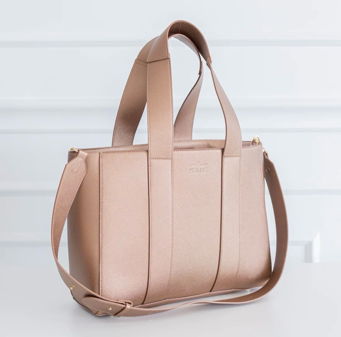 Hollis 04478 Texi Work Tote-Metallic Mocha