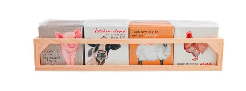 MudPie 40900105 Farm Paper Napkins