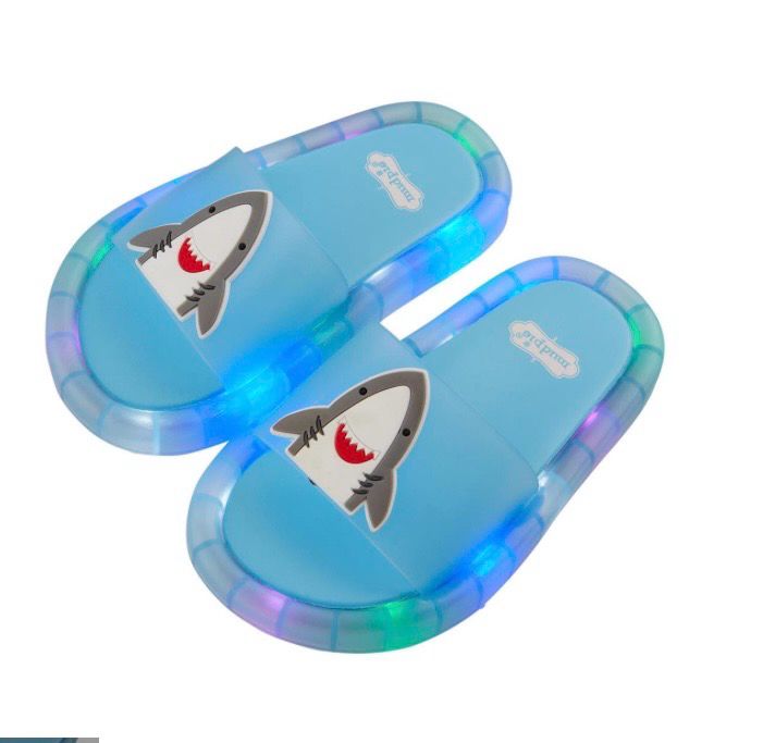 MudPie 12600325S Shark Light Up Sandal