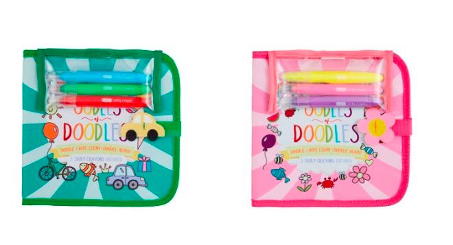 MudPie 12600361 Erasable Doodle Book