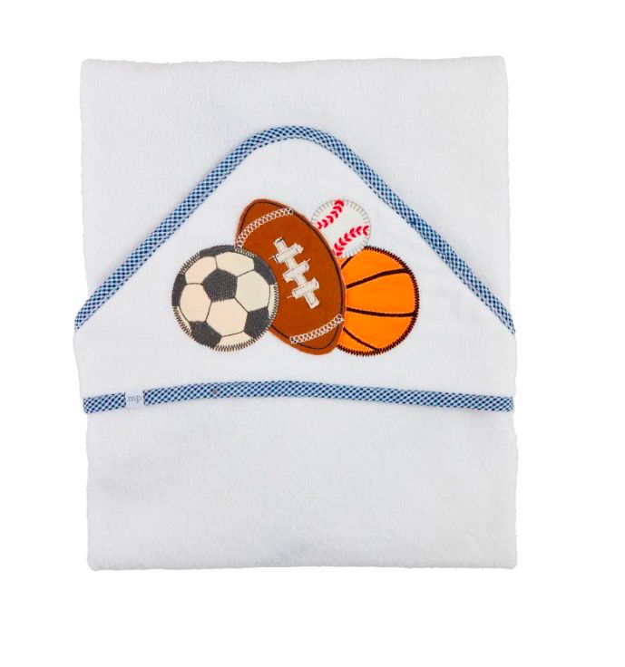 MudPie 11730039 Sports Hooded Towel