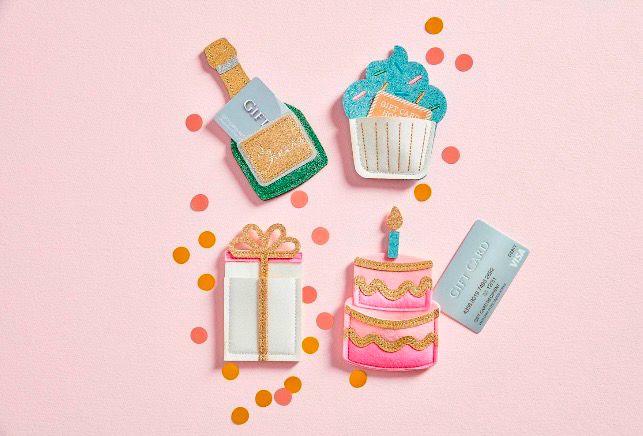 MudPie 41180039 Birthday Gift Card Holders