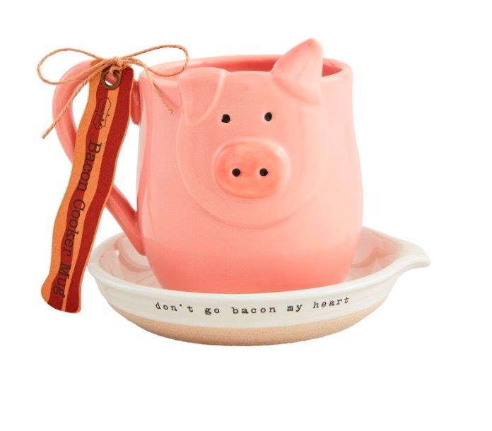 MudPie 43500233 Farm Pig Bacon Cooker