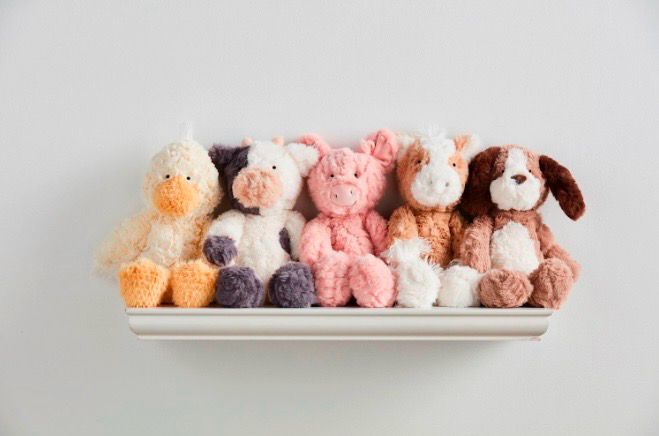 MudPie 12110393 Farm Plush Animals