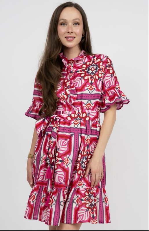 Uncle Frank 74578 Tile Styled Dress