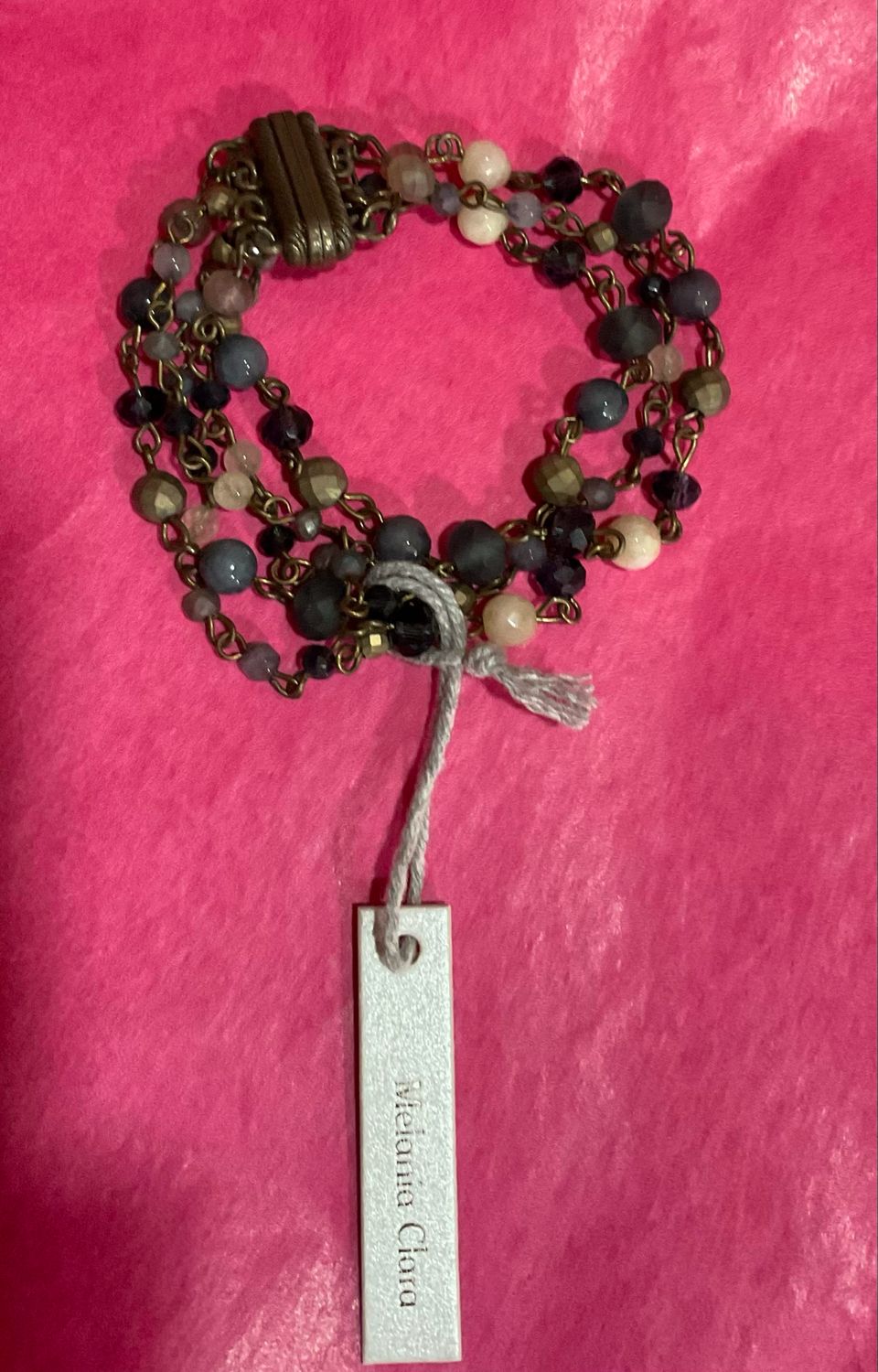 Melania Clara Mae Blueberry Bracelet