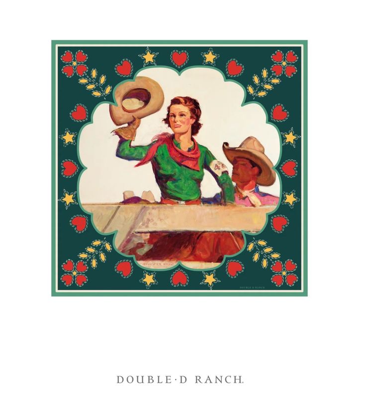 Double D SCARF184 Girl Of The Rodeo Scarf 