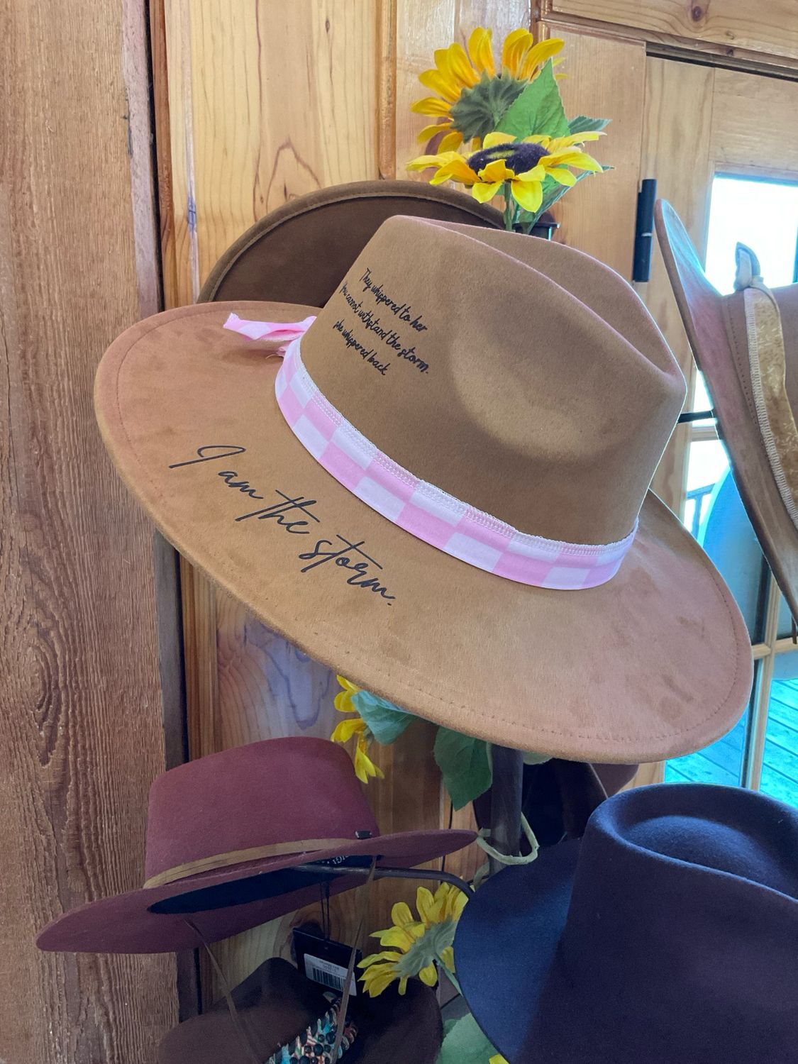 Wild Indigo I Am The Storm Western Rancher Hat  - Tan 