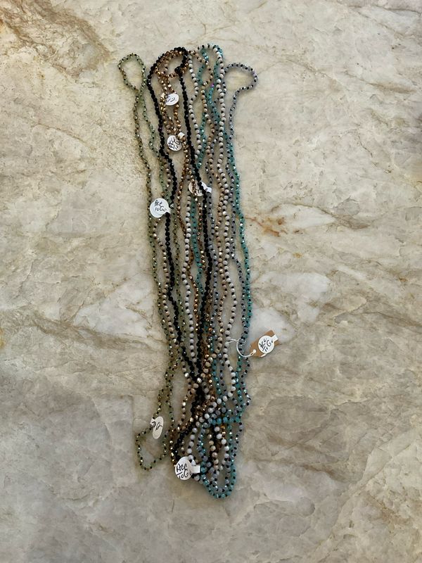    Accessories To Go Crystal Long Beads 