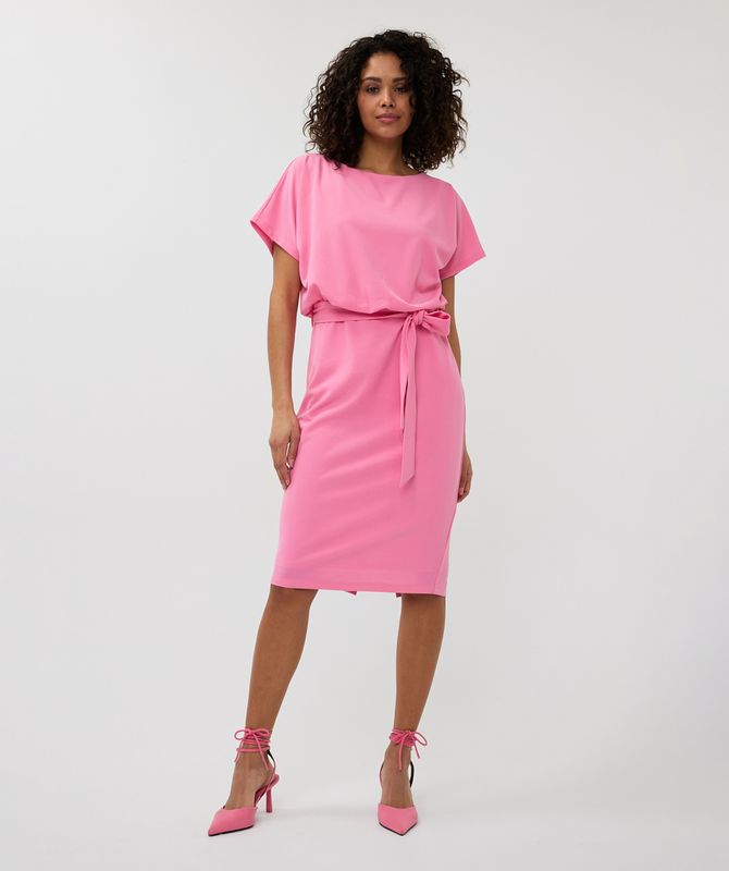 Esqualo SP2505011 Dress w/batwing  s. sleeve-Rose