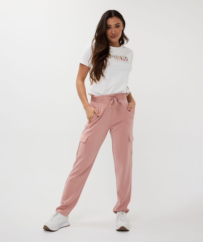 Esqualo SP2505006 Modal Cargo Trouser-Blush