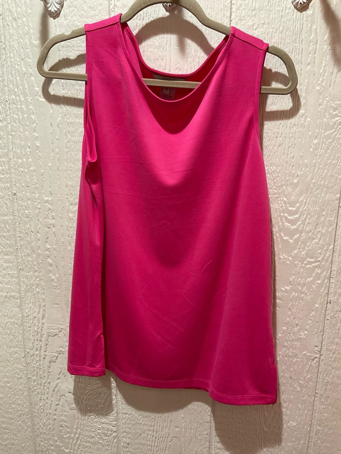Multiples M15102TM Scoop Neck Tank-Fuchsia