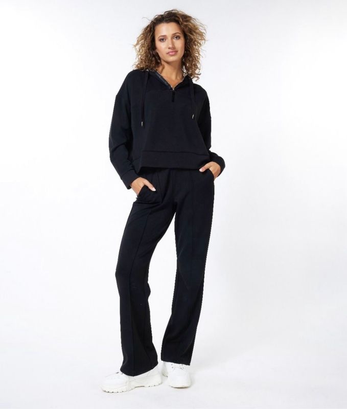 Esqualo ESQ95509 Modal Hoodie-Black