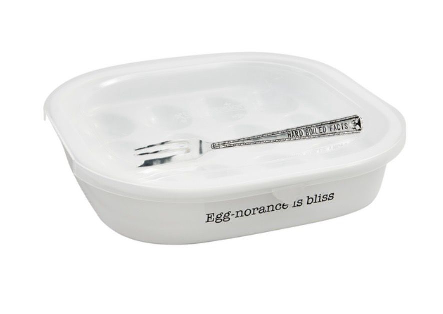 Mudpie 41580010 Lidded Deviled Egg Tray Set