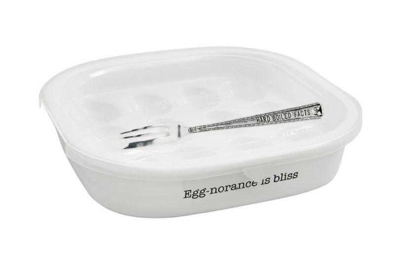 Mudpie 41580010 Lidded Deviled Egg Tray Set