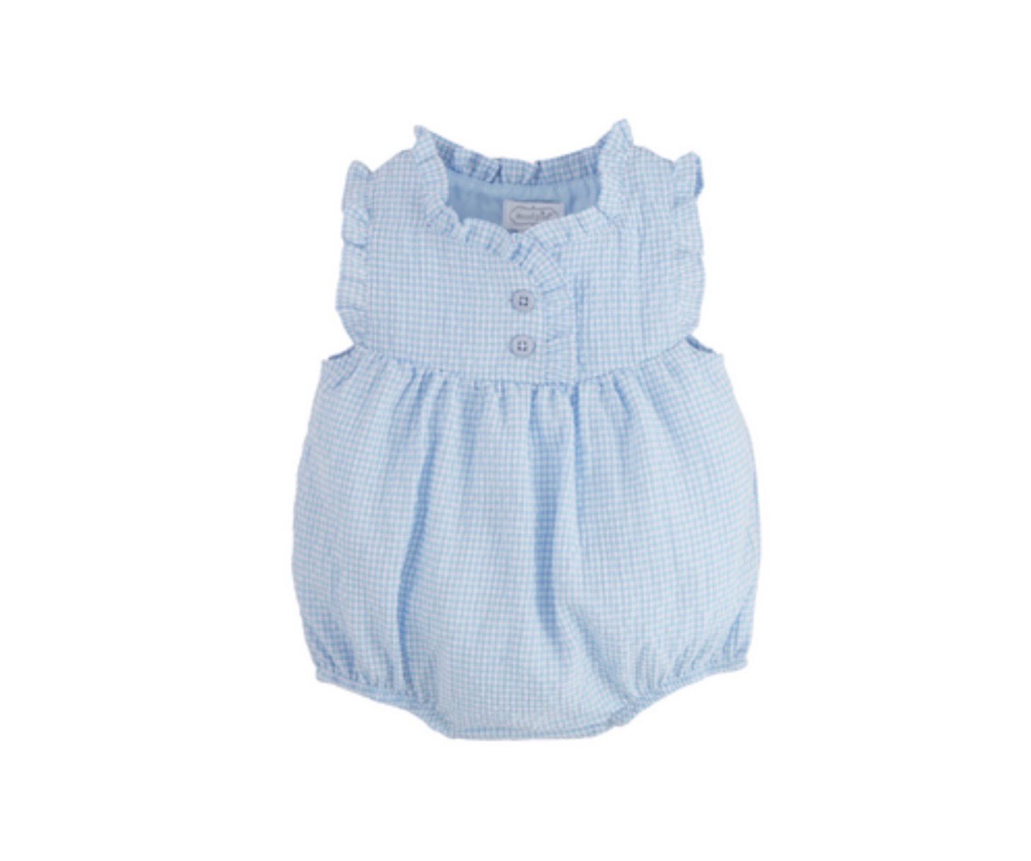 Mudpie 10710135B Blue Check Bubble