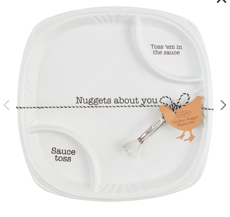 Mudpie 40700757 Nuggets About You Platter Set