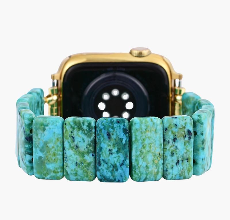 Cape Diablo Jade Serenity Stretch Apple Watch Strap Large 6.5-7 in.