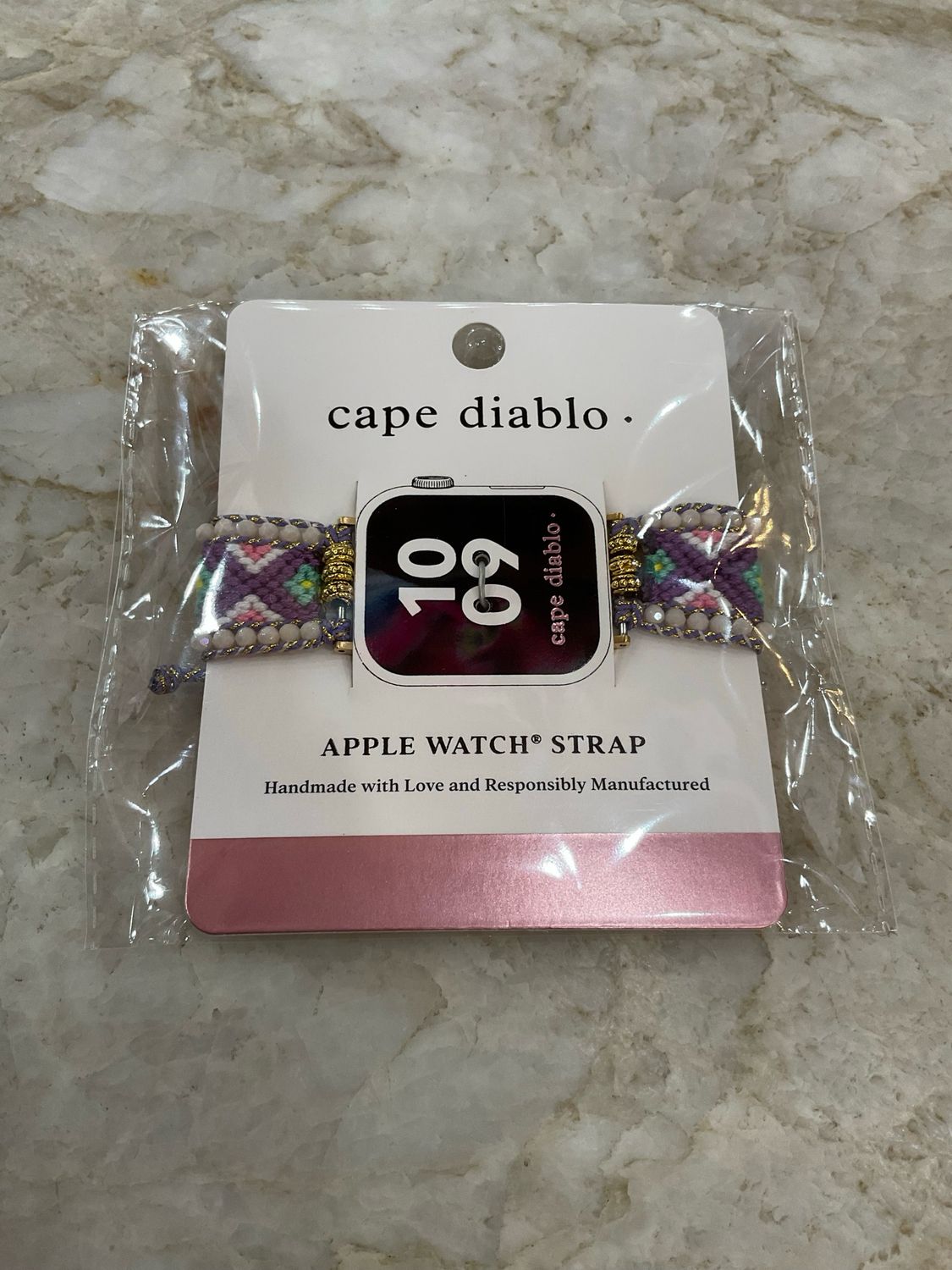 Cape Diablo Royal Plum Woven Apple Watch Strap
