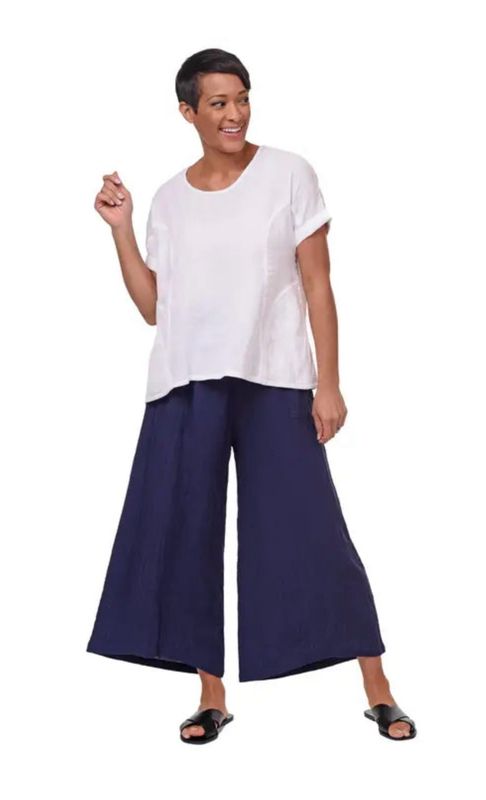 Tulip VCG115 Palazzo Pant-Navy