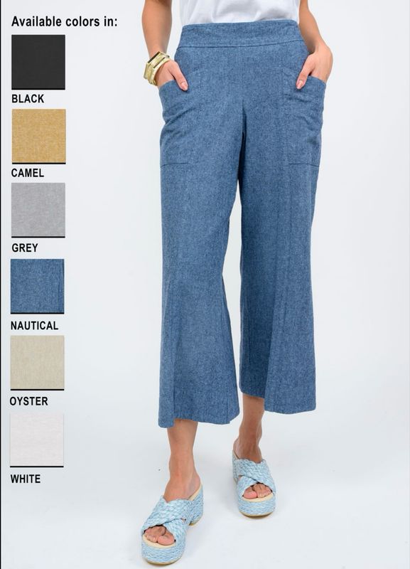 Ivy Jane 240034 Slouch Pocket Pants-Oyster