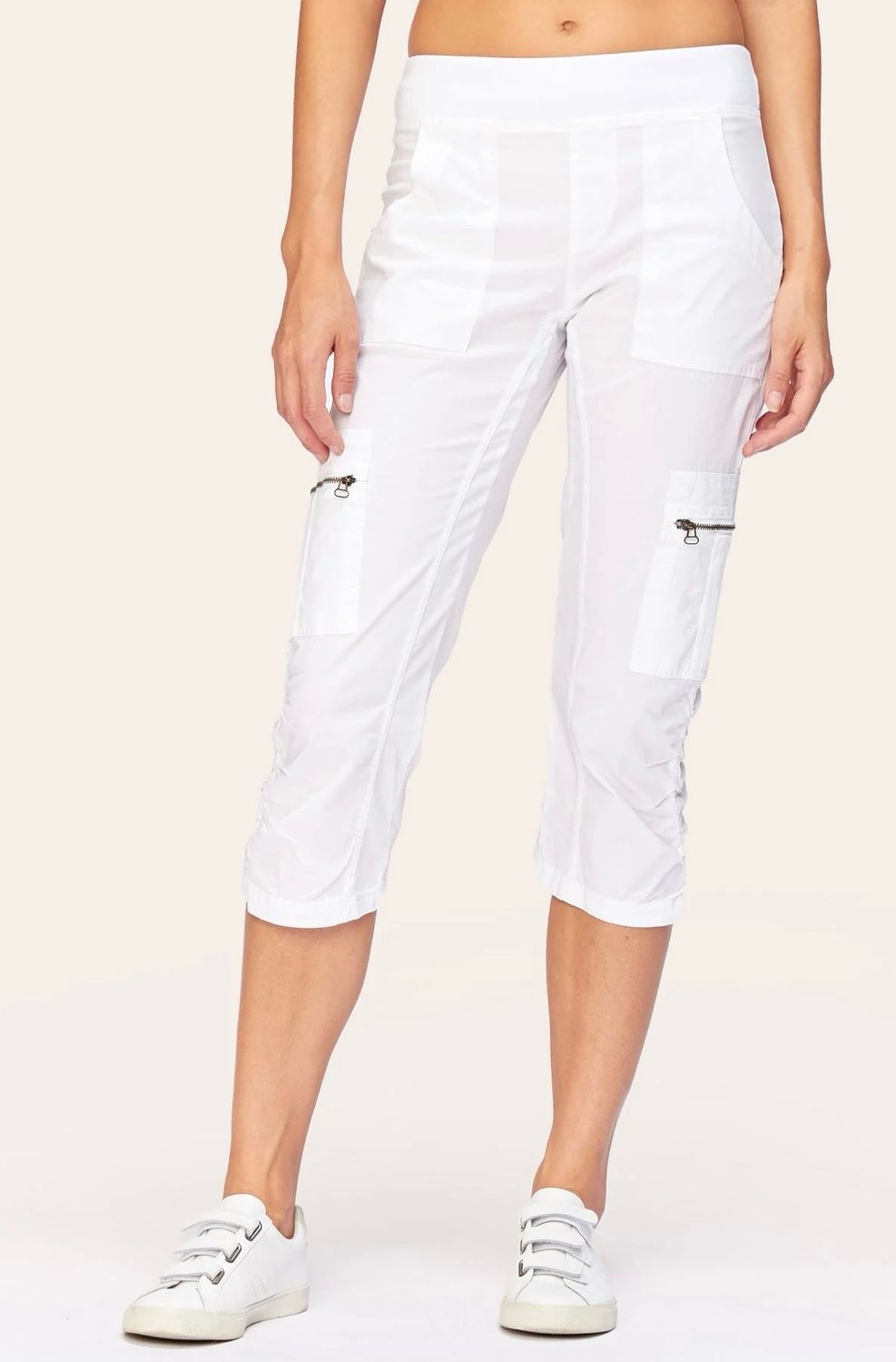Wearables 21517W Nadia Crop Pant-White