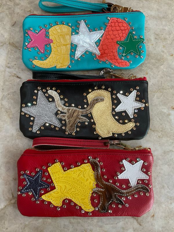 Kurtmen Hall Of Fame Leather Wristlet