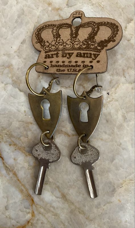 Art by Amy Key earrings