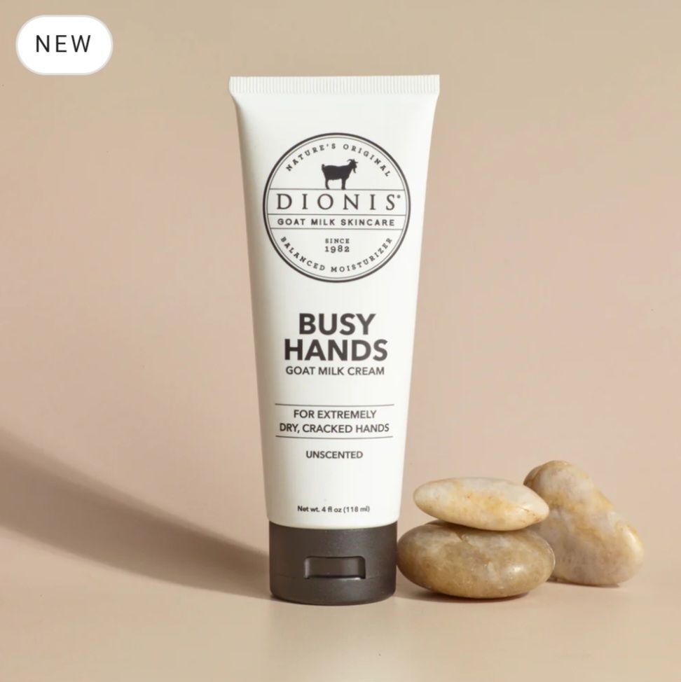 Dionis C34103-4 Busy Hands Goat Milk Cream 4oz. Unscented