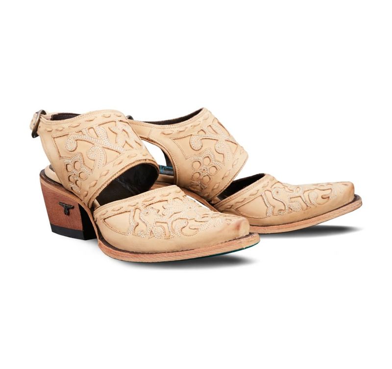 Lane Boots Robin Slingback Mule-Bone