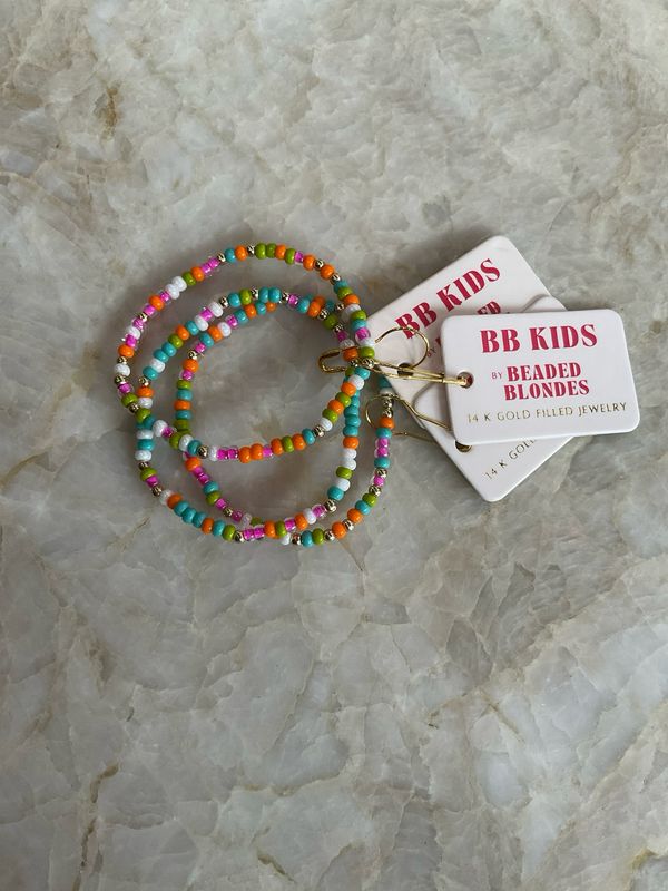 BB KIDS by Beaded Blondes Groovy Sprinkle Bracelet
