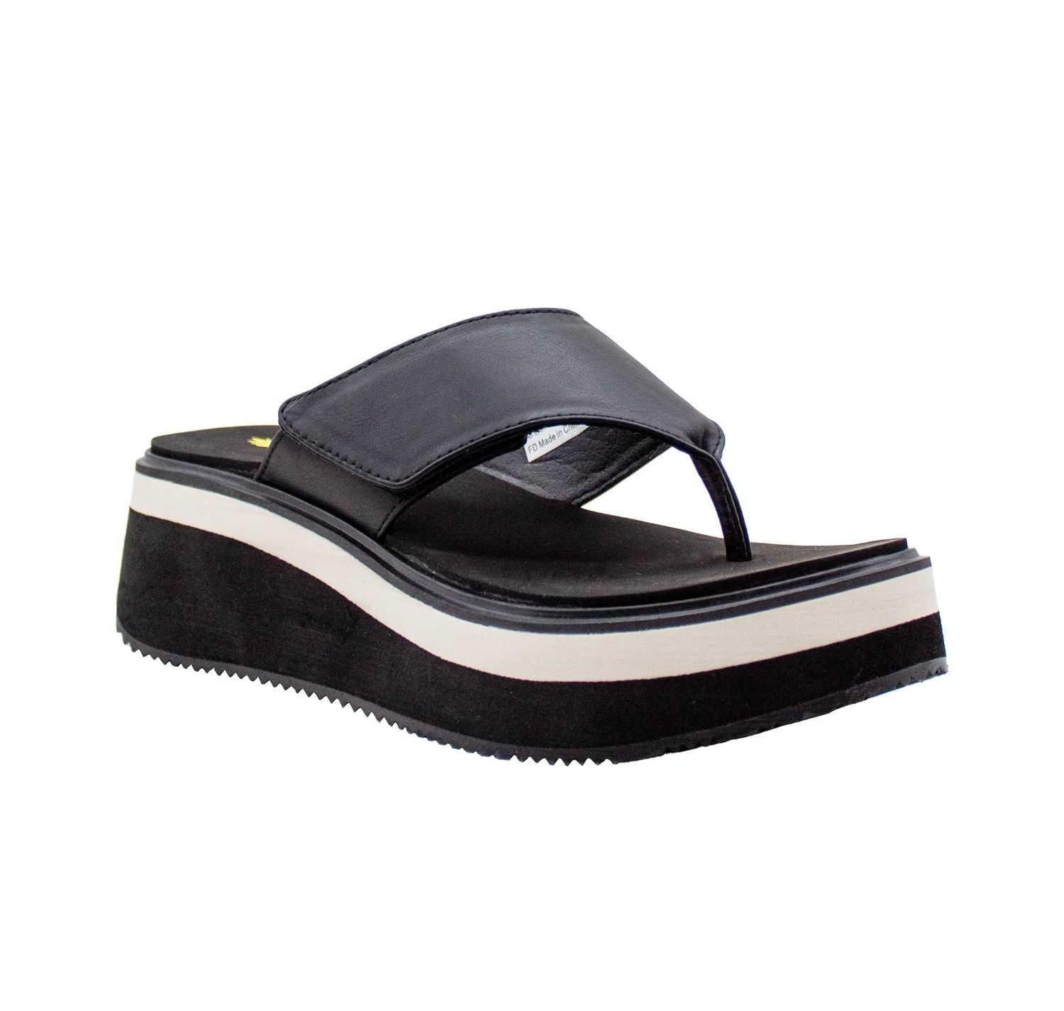 Volatile PV1038 Shitake Faux Leather w/velcro-BLK