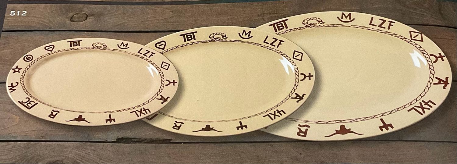 West Creation 512 3 pc. oval platter set-12/14/18&quot;-Brands