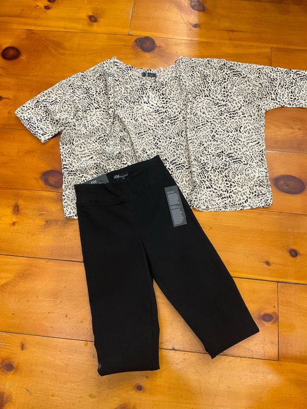 KLd. Signature KD445220 SSlv Leopard oversized