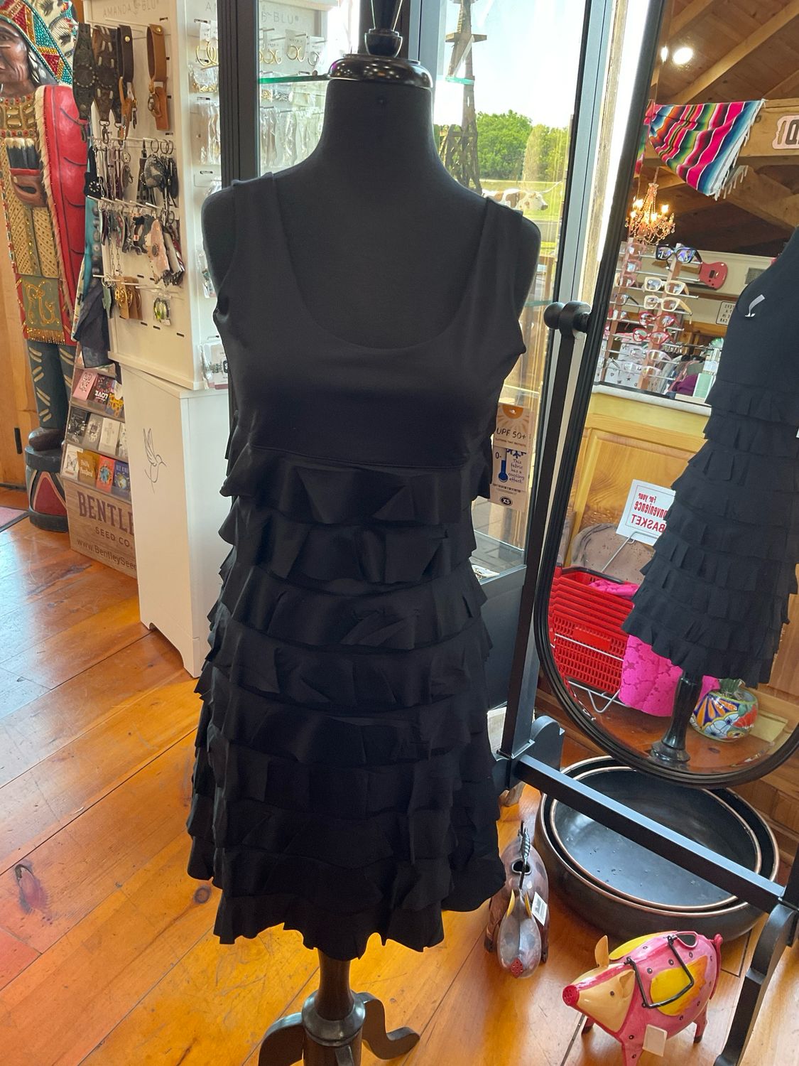 Lulu B SPX4448S Cha Cha Dress-Black