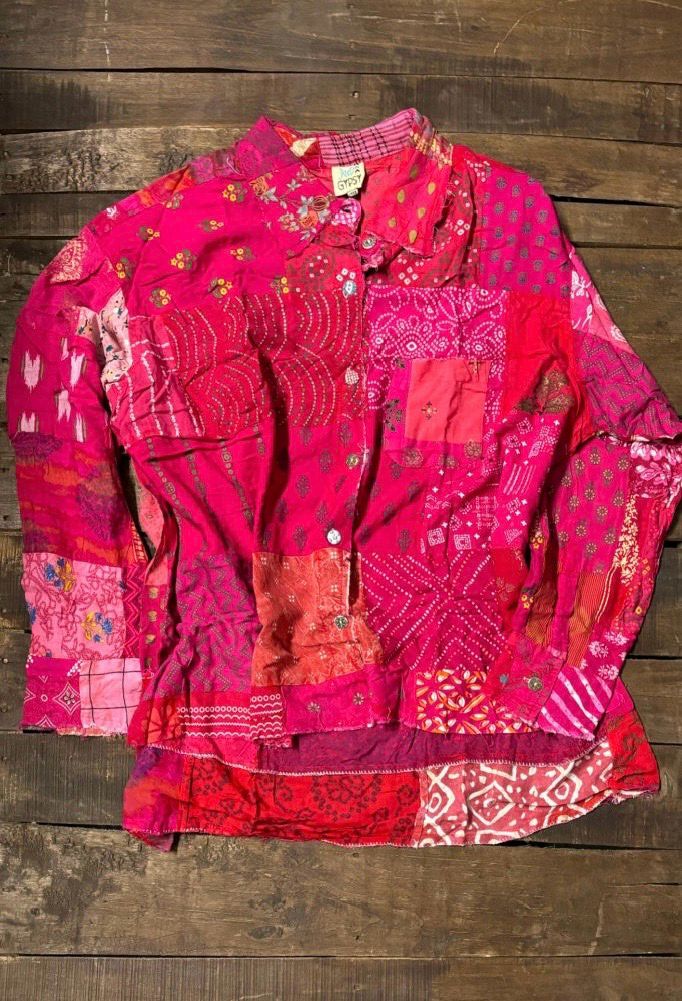 Jaded Gypsy JG-150 Patchwork Sunrise Top 