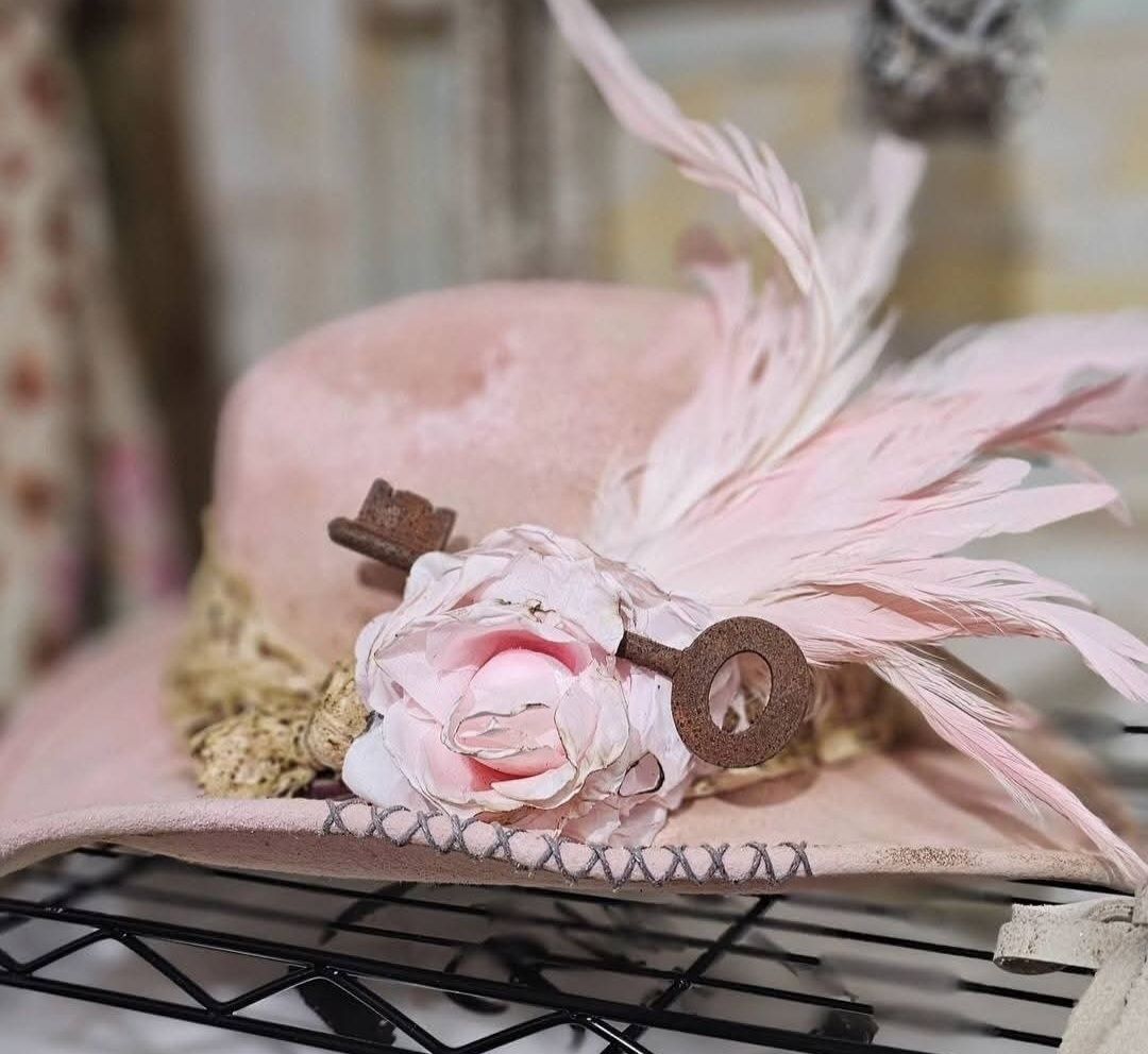 A Rare Bird Pink Lady Hat