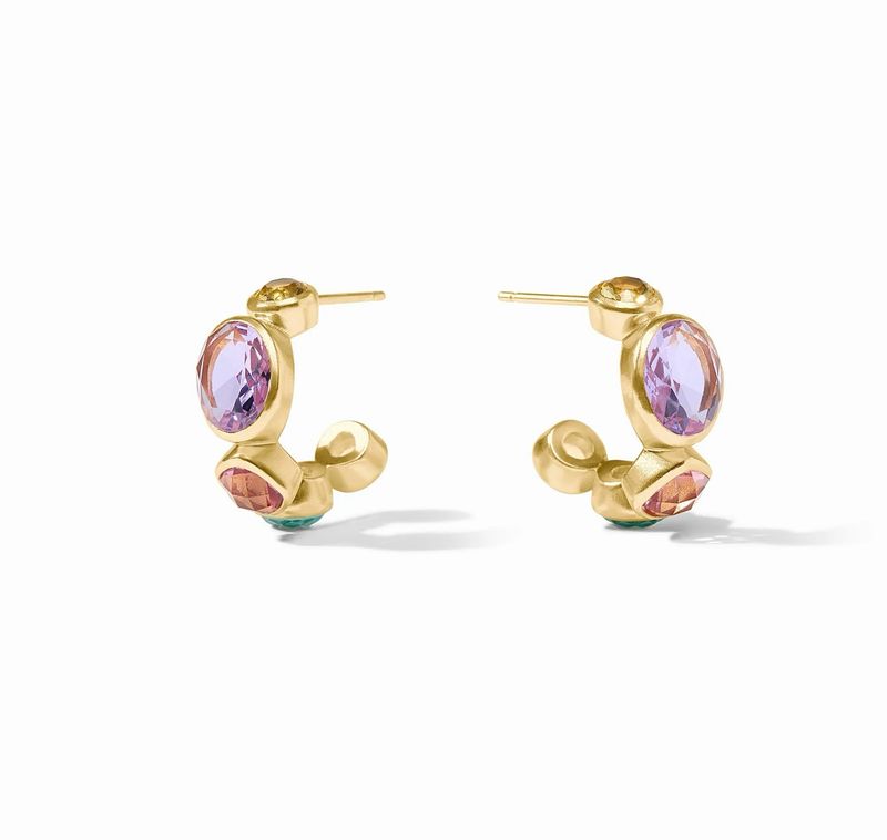 Julie Vos HP122GML-M Kaleidoscope Hoop -Multi Stone-M