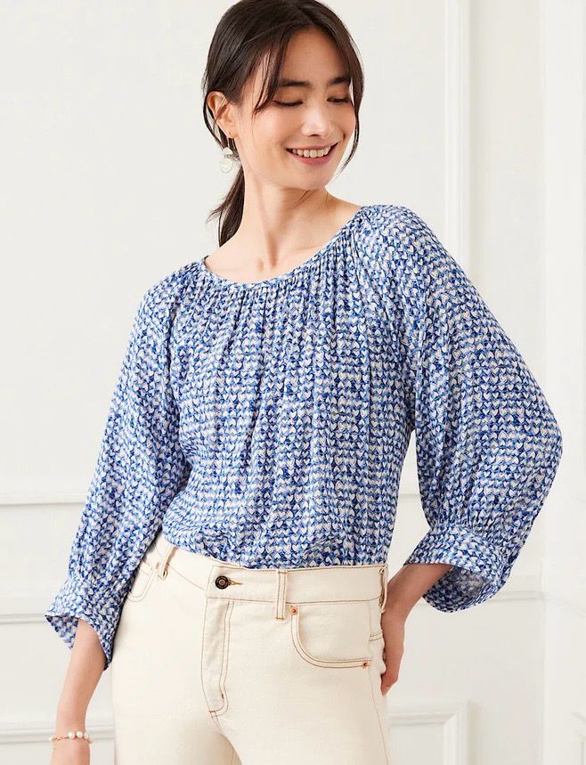 Karen Kane 2L28402 Blouson Slv Top 