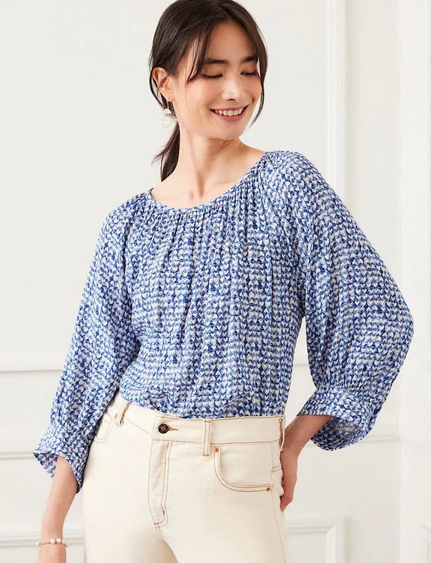 Karen Kane 2L28402 Blouson Slv Top 