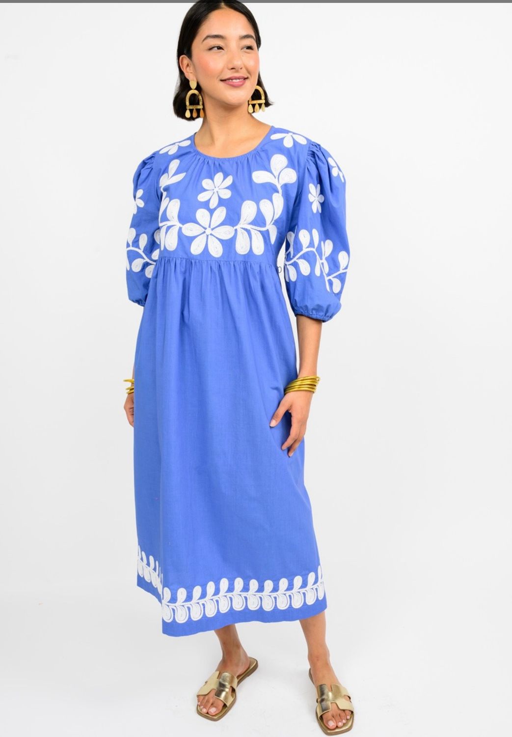 Uncle Frank 75710 Embroidered Dress 